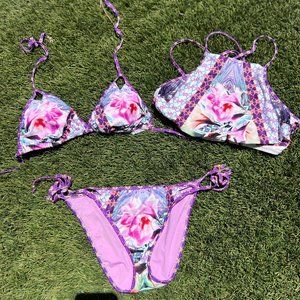 Nanette Lepore 3 pc Bikini Set!!
